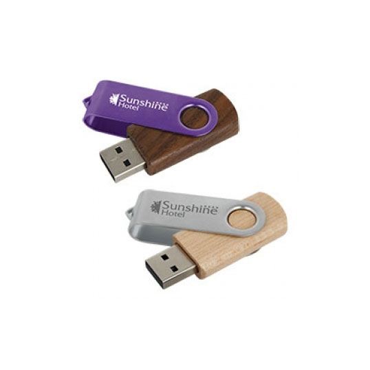 Pendrive z metalu i drewna